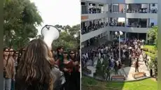 Estudiantes protestan en la PUCP por nueva escala de pensiones para ingresantes 2027: “La educación debe ser accesible”
