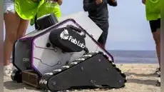 Robot playero: joven peruano crea máquina que limpia arena y atrapa microplásticos sin ayuda humana