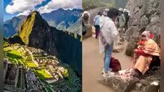 Vendedor ambulante sorprende a turistas ingresando irregularme a ciudadela inca en Machu Picchu