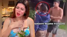 La 'Uchulú' protagoniza tensa discusión con su novio en plena calle tras encontrarlo con otra mujer: "¿Qué tienes con él?"