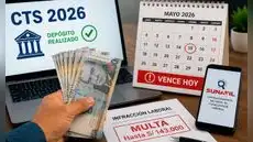 Depósito CTS 2026 vence HOY: Sunafil alerta infracciones graves y hasta S/143 mil en multas, ¿qué pasa si no se paga a tiempo?