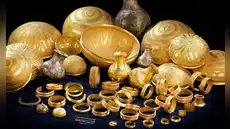 Un antiguo tesoro fue forjado con un extraño metal procedente de otro mundo