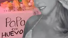 Conductora peruana se alejó de la TV y sorprende al 'vender' papa con huevo en EE.UU