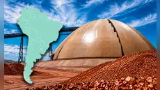Un país de Sudamérica construye un domo gigante para dominar el mundo del cobre