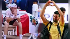Novak Djokovic e Ignacio Buse protagonizan emotivo momento tras título del peruano: "Machu Picchu te espera, amigo"