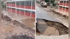 Colegio Fe y Alegría amaneció inundado en San Juan de Lurigancho: fuga de agua afecta aulas y deja a casi mil escolares perjudicados
