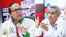 Mesías Guevara y militantes del Partido Morado anuncian voto por Roberto Sánchez