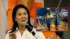 Rechazo masivo a Keiko Fujimori en Huancayo: PNP usa bombas lacrimógenas para dispersar a manifestantes