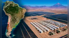 El desierto más árido del mundo impulsa el mayor proyecto energético de América Latina: planta solar y de baterías de casi US$500 millones