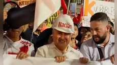 Alfonso López-Chau se une a la marcha nacional contra Keiko Fujimori