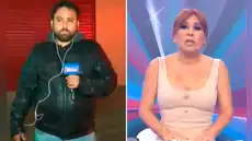 Magaly estalla contra su reportero en vivo por ignorar a María Pía durante reportaje