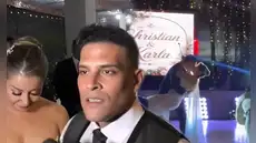 Christian Domínguez revela por qué prefirió una boda discreta con Karla Tarazona: "No hay luna de miel"