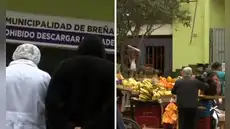 Comerciantes de mercado en Breña evalúan cerrar tras amenazas de extorsión: les exigen S/8.000 para no atacarlos