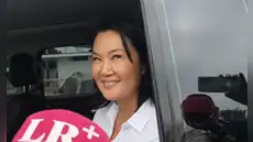Keiko Fujimori no niega que podría desconocer resultados de segunda vuelta: "Vamos a ver"
