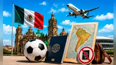 Los países de América Latina que no necesitan visa para viajar a México y ser parte del Mundial 2026