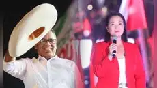 Roberto Sánchez cierra con gran mitín en Jesús María y Keiko Fujimori en el Monumental de Ate