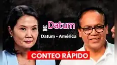 Conteo rápido al 100%: Roberto Sánchez con 50,14% y Keiko Fujimori con 49,86%, según Datum