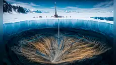 Científicos hallan bajo 3 km de hielo en la Antártida una estructura en forma de abanico que explicaría la ruptura de un supercontinente