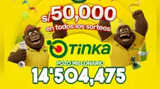 ¿Reventó? Resultados de La Tinka del miércoles 10 de junio: números ganadores, premios del Pozo Millonario, boliyapa, S/50.000 y más
