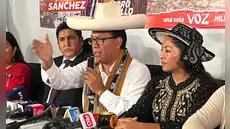 Roberto Sánchez confirma que participará en marcha nacional: "Nuestro pueblo viene mañana"