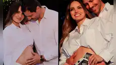 Cachaza conmueve al anunciar la llegada de su primer bebé con André Bankoff