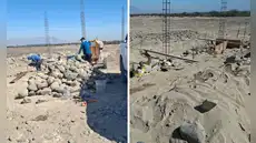 Líneas de Nasca: detienen a siete personas por excavaciones ilegales dentro de patrimonio nacional