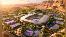 Arabia Saudita crea el ‘Wimbledon del desierto’: 30 canchas de tenis y un estadio futurista que busca conquistar Medio Oriente