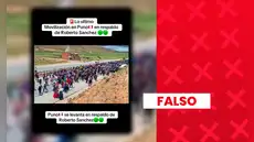 Este viral no corresponde a una movilización a favor de Roberto Sánchez en Puno, sino a la ‘Marcha comunal por la vida’ realizada en Bolivia en 2025