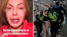 Actriz Gaby Spanic llora y lanza desesperado pedido tras doble terremoto en Venezuela: “Importa más el fútbol”
