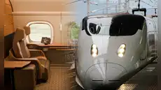 Así serán las suites privadas tipo avión que Japón estrenará en sus famosos trenes bala: tendrán puertas con llave propia