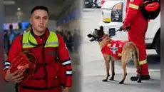 Bombero venezolano deja Perú para ayudar a las víctimas del terremoto en su país: "No es fácil volver así"