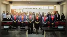 Corte de La Libertad moderniza sala de audiencias del Módulo Penal Central