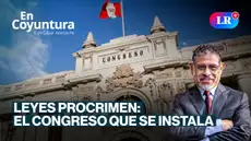 Leyes procrimen: El congreso que se instala 