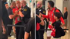 Delegación de Egipto se enfrenta a policía de Estados Unidos por impedir que jugador se tome foto con niño
