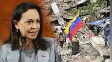 María Corina Machado insiste en regresar a Venezuela tras los terremotos y afirma que su presencia ayudará a estabilizar el país