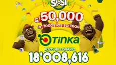 Resultados de La Tinka de hoy domingo 5 de julio: números ganadores de Pozo Millonario, boliyapa, S/50.000 y más Resultados de La Tinka de hoy domingo 5 de julio: números ganadores de Pozo Millonario, boliyapa, S/50.000 y más