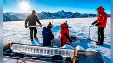 Perforan un glaciar de los Alpes a casi 3.500 metros y hallan rastros de la Edad Media ocultos en el hielo durante siglos