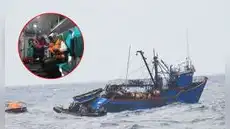 Rescatan a siete tripulantes de Chimbote tras quedar a la deriva frente a Marcona