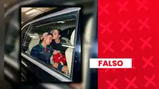 Es falsa esta imagen de Georgina Rodríguez “consolando” a Cristiano Ronaldo en un auto tras derrota de Portugal ante España Es falsa esta imagen de Georgina Rodríguez “consolando” a Cristiano Ronaldo en un auto tras derrota de Portugal ante España