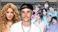 Justin Bieber se une a Shakira, Madonna y BTS para el show de medio tiempo de la final del Mundial 2026