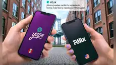 Yape se asocia con la fintech Félix para facilitar el envío de remesas desde Estados Unidos vía WhatsApp