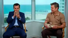¡Regalos del Perú! Matt Damon y John Leguizamo, protagonistas de ‘La Odisea’, fueron sorprendidos con caballos de totora ¡Regalos del Perú! Matt Damon y John Leguizamo, protagonistas de ‘La Odisea’, fueron sorprendidos con caballos de totora