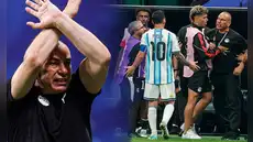 DT de Egipto revela el motivo de su polémico gesto y el cruce con Lionel Messi: "Terminó llorando porque la pasaba mal"