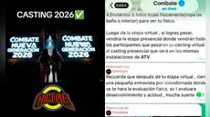 Alertan sobre falso casting del reality 'Combate' tras anuncio de su regreso: estafan a jóvenes pidiendo fotos en bikini y más