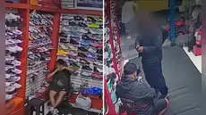 Cae por robar S/140.000 en zapatillas y revenderlas en el mismo local, pero PNP lo libera y regresa para llevarse más mercadería: dueño pide justicia