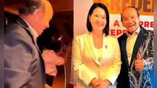 ¡Puro show! Viralizan video del preciso momento en que Melcochita le grita a Keiko Fujimori "siempre estaré contigo" en la entrega de credenciales ¡Puro show! Viralizan video del preciso momento en que Melcochita le grita a Keiko Fujimori "siempre estaré contigo" en la entrega de credenciales