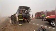 Trágico choque en Tacna deja cinco muertos y 15 heridos tras impacto entre dos buses y una camioneta