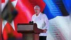 Presidente de Cuba, Miguel Díaz-Canel, acusa a EE. UU. de intentar "apropiarse" de la isla con una "política genocida" Presidente de Cuba, Miguel Díaz-Canel, acusa a EE. UU. de intentar "apropiarse" de la isla con una "política genocida"
