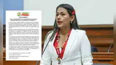 Juntos por el Perú sobre Silvana Robles: "De confirmarse la traición que se proceda a su expulsión"