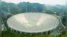 En el fondo de un valle en China yace un 'espejo' de 500 metros tan sensible que un simple microondas puede interferirlo a 5 km